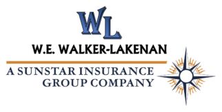 W E Walker-Lakenan Insurance Logo